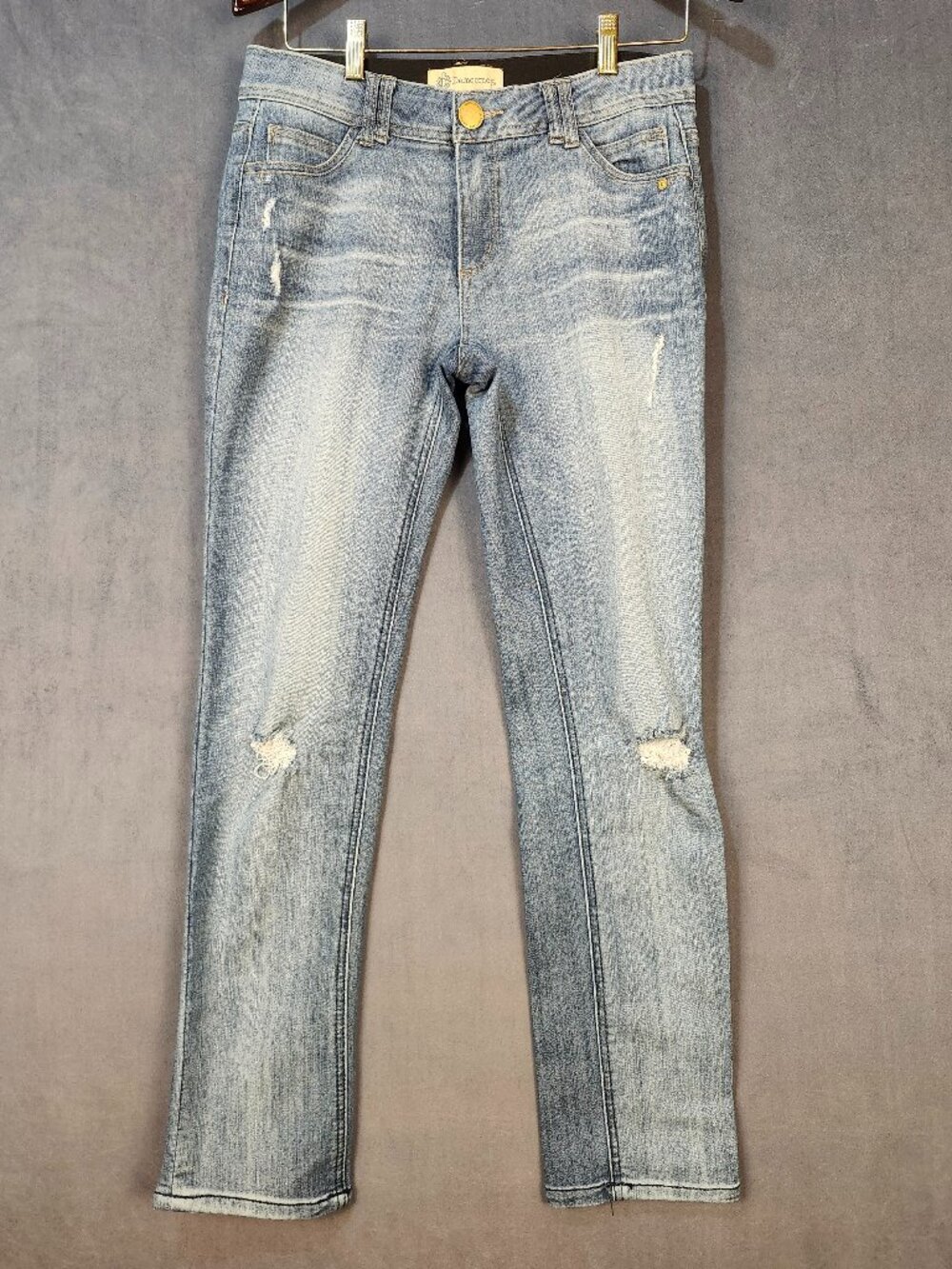 Democracy Light Wash Distressed Jeans Size 6